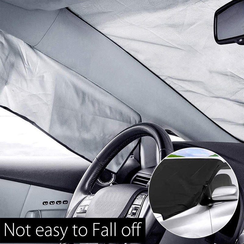 Front Windshield Snow Cover with Magnetic Strips