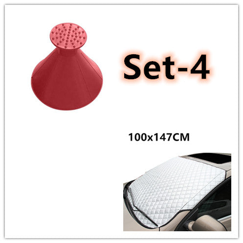 Front Windshield Snow Block Made of Aluminized Film