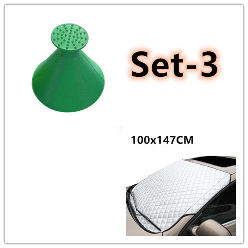 Front Windshield Snow Block Made of Aluminized Film
