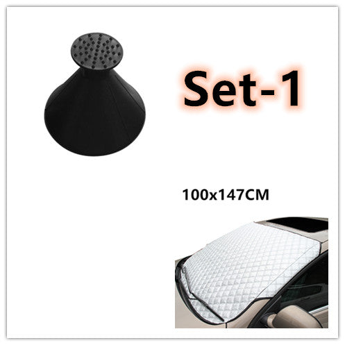 Front Windshield Snow Block Made of Aluminized Film