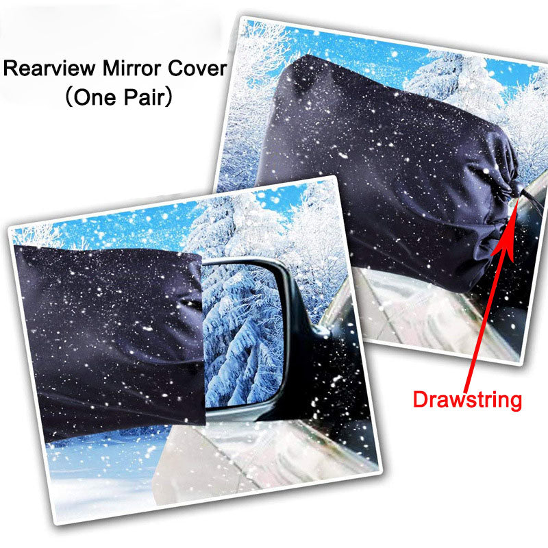 Front Windshield Snow Cover with Magnetic Strips