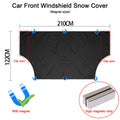 Front Windshield Snow Cover with Magnetic Strips
