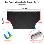 Front Windshield Snow Cover with Magnetic Strips