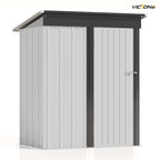 5x3 FT Metal Outdoor Storage Shed with Lockable Door