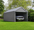 Heavy Duty 10x20 Ft Steel Canopy Carport Storage Shed