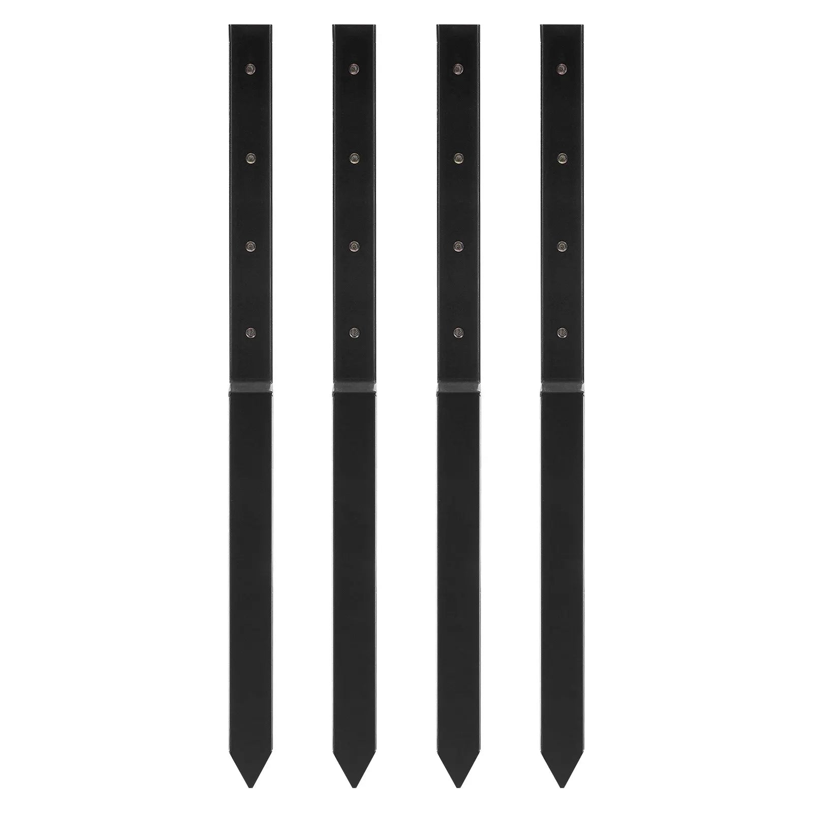 Heavy Duty Steel Fence Post Anchor Kit 4 Pack 2 X 2 Inches