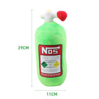 New Car Neck Pillow Car Headrest for Driver Front Passenger Seat NOS Bottle Pillow Car Decor Headrest Cushion Plush Pillow