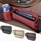 Leather Car Seat Gap Storage Box for BMW Models