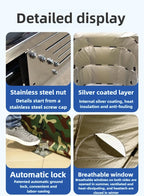 Car Folding Carport Outdoor Tarpaulin Mobile Garage