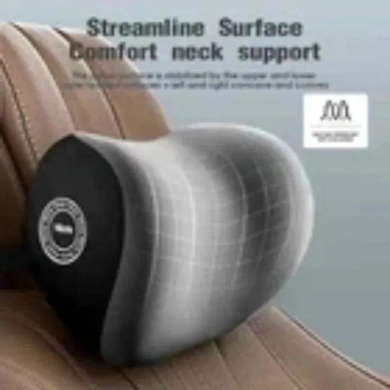 Car Neck Cushion Memory Foam Protective Lumbar Back Support Breathable Universal Car Headrest Pillow Car Supplies