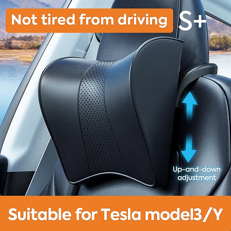 Car Neck Pillow for Model 3 Model Y Automotive Headrests for Relieving Neck Stiffness Seat Neck Support Pillow