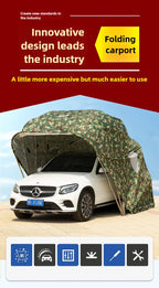 Car Folding Carport Outdoor Tarpaulin Mobile Garage