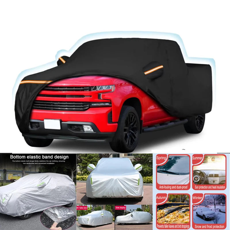Waterproof Car Cover for Chevrolet Silverado 1500 Crew Cab