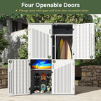 Waterproof Outdoor Storage Shed 64 Cu Ft for Garage Garden