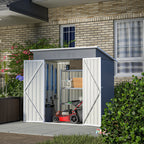 6 X 4 FT Metal Outdoor Storage Shed for Garden Use