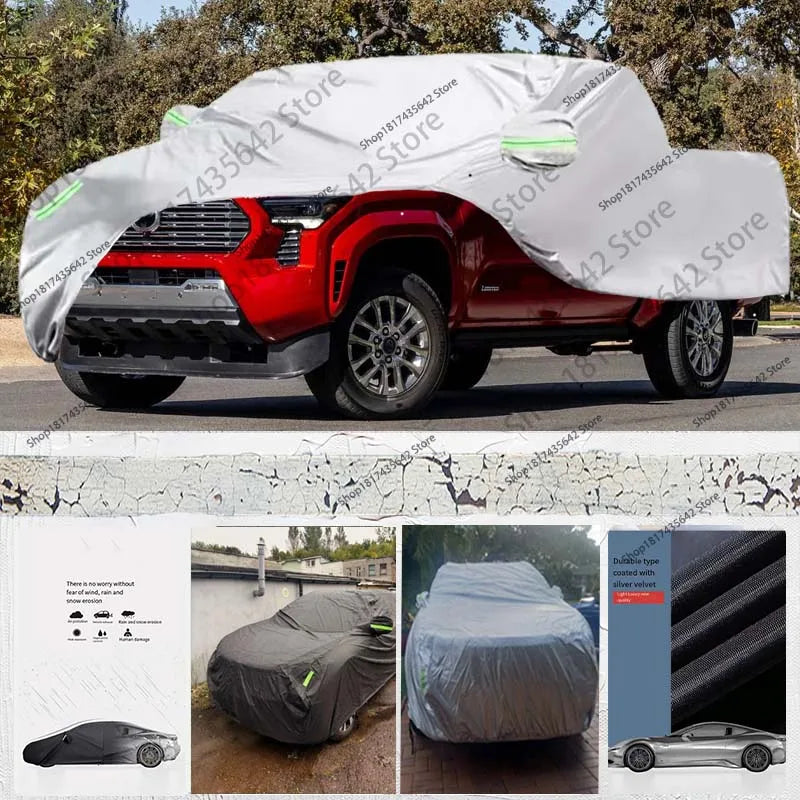 for Toyota Tacoma 2005-2021 Pickup Truck Car Cover Outdoor Indoor Protection Sun UV Rain Snow Dust Wind Waterproof Covers
