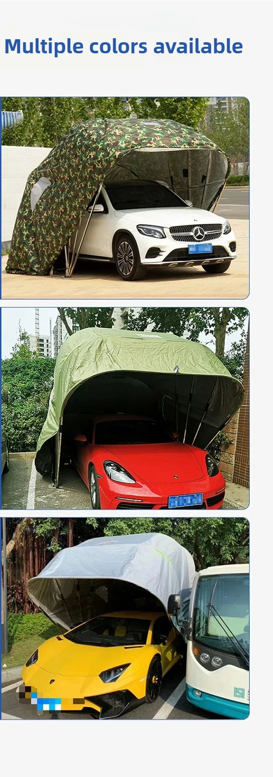 Car Folding Carport Outdoor Tarpaulin Mobile Garage