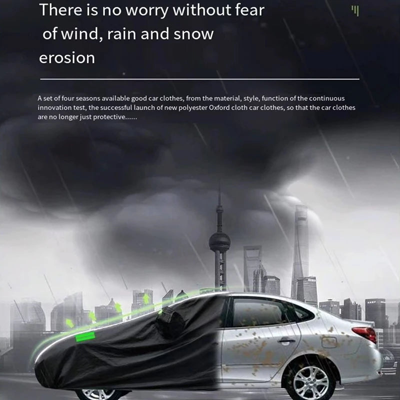 Hyundai Reina Waterproof Outdoor Car Cover Black
