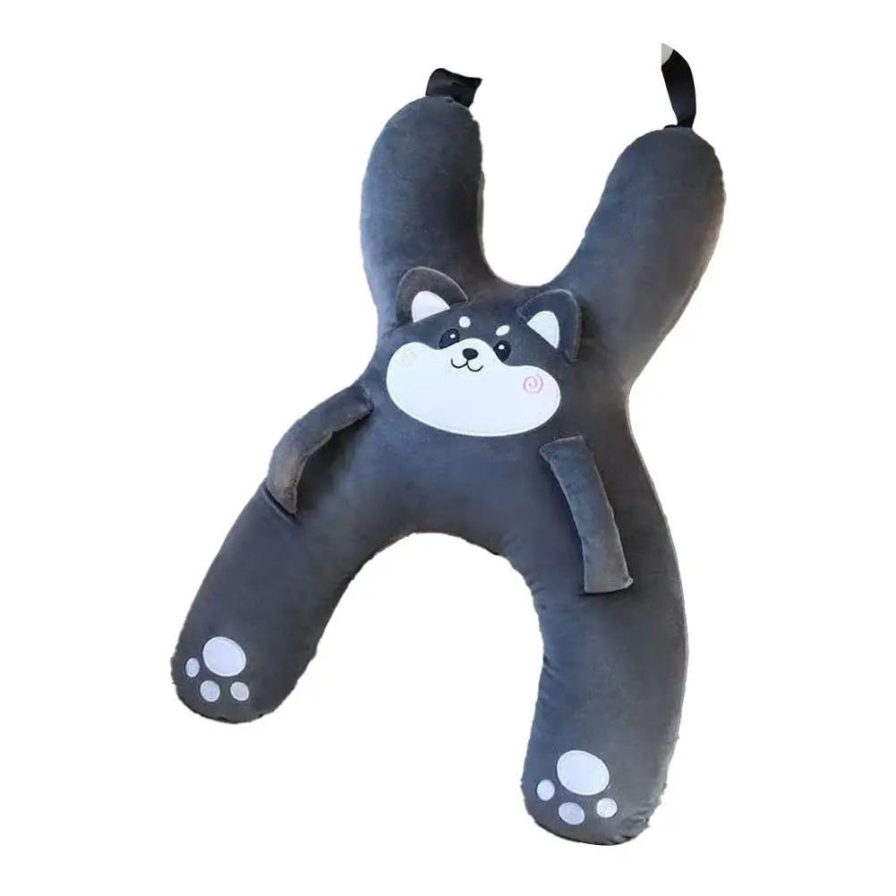 Cute Car Neck Pillow Safety Sleep Prevent Leaning Head Back Car Sleeping Neck Head Support Comfort Travel Pillow