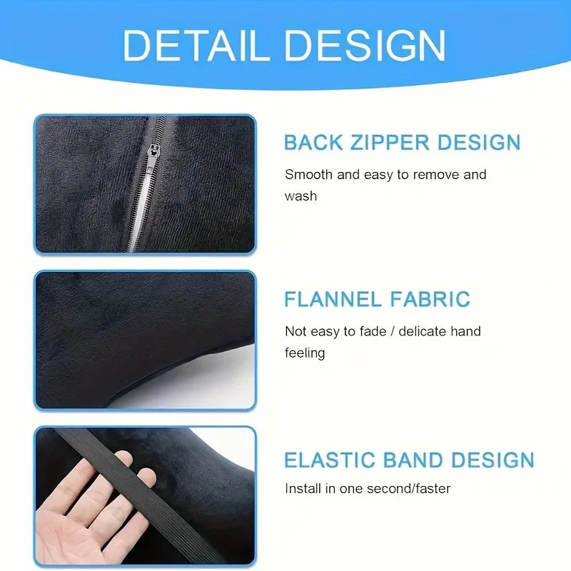 Car Neck Headrest Neck Pillows Support Cushion Auto Interior Accessories Comfortable Relax Suitable for Various Car Models