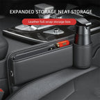 Leather Car Seat Gap Storage Box for BMW Models