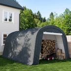10x20 FT Heavy Duty Car Canopy Garage with Steel Frame