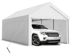 Portable 10x20ft Heavy Duty Carport Canopy Tent with Sidewalls