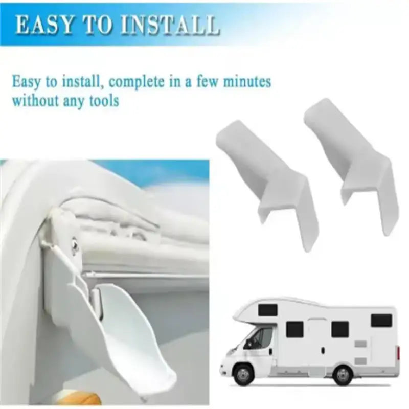 RV Gutter Spouts Mini Gutters for Drip Edge Rainwater