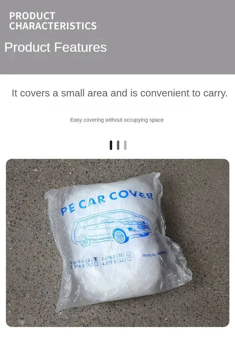 Transparent PEVA Car Cover for Indoor Vehicle Protection