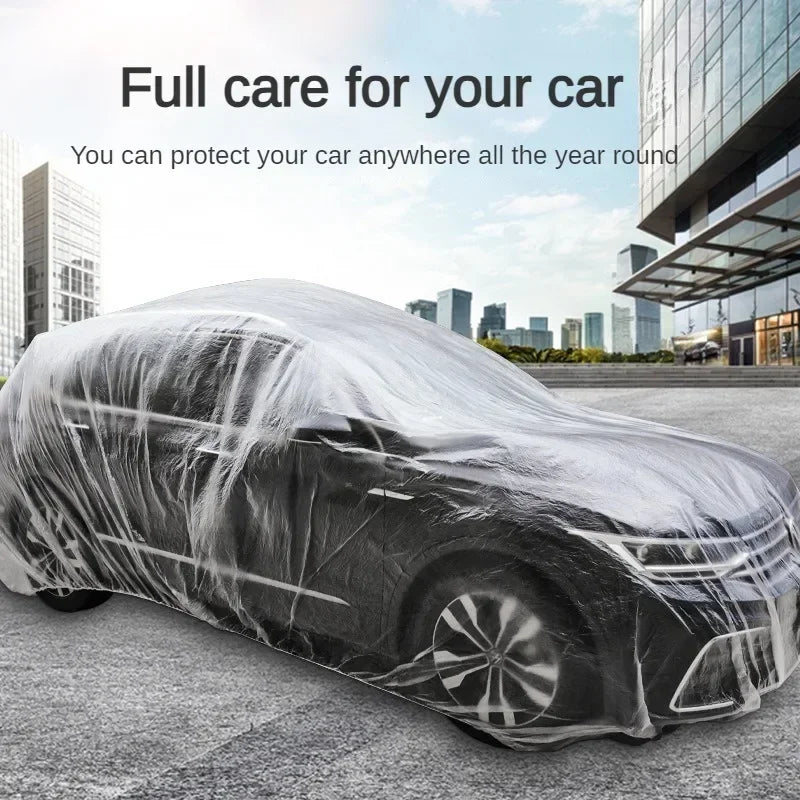 Transparent PEVA Car Cover for Indoor Vehicle Protection