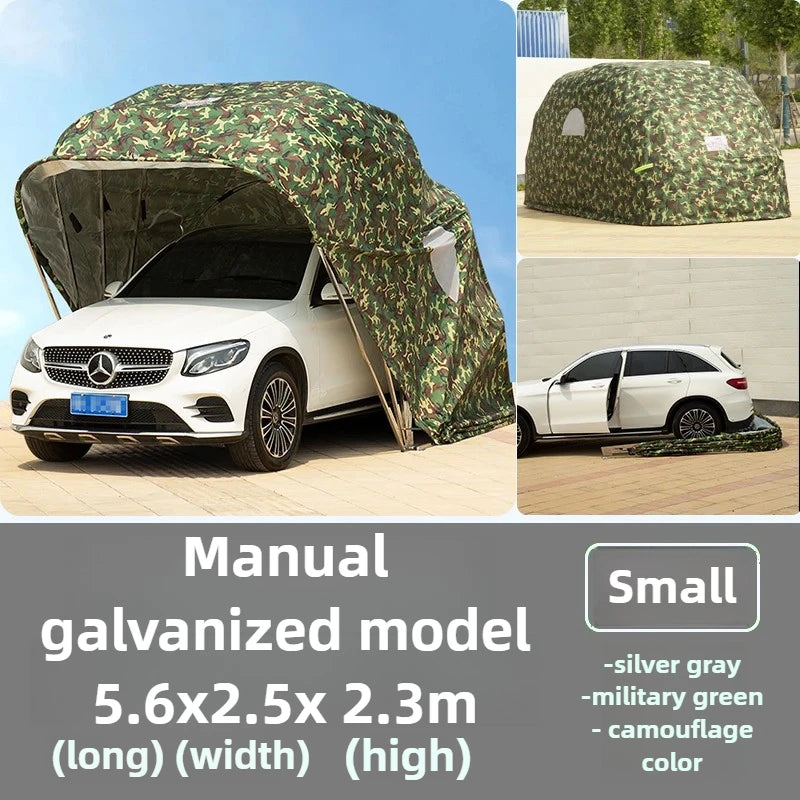 Car Folding Carport Outdoor Tarpaulin Mobile Garage