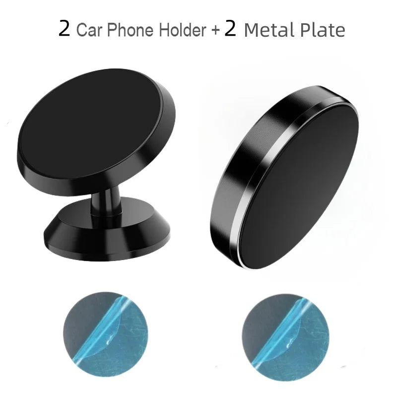 Universal Magnetic Car Phone Holder Rubber Stand