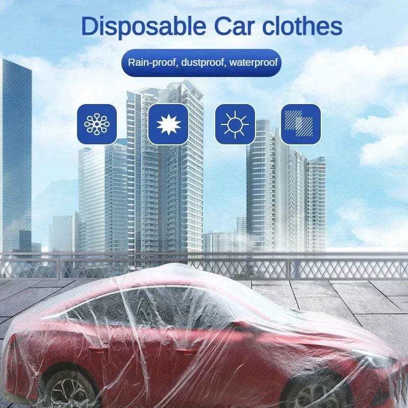 Transparent PEVA Car Cover for Indoor Vehicle Protection