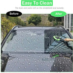 Microfiber Telescopic Car Window Cleaner Brush Set