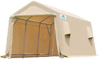 Metal Portable Garage Carport 10x15 ft for Motorcycle and Boat