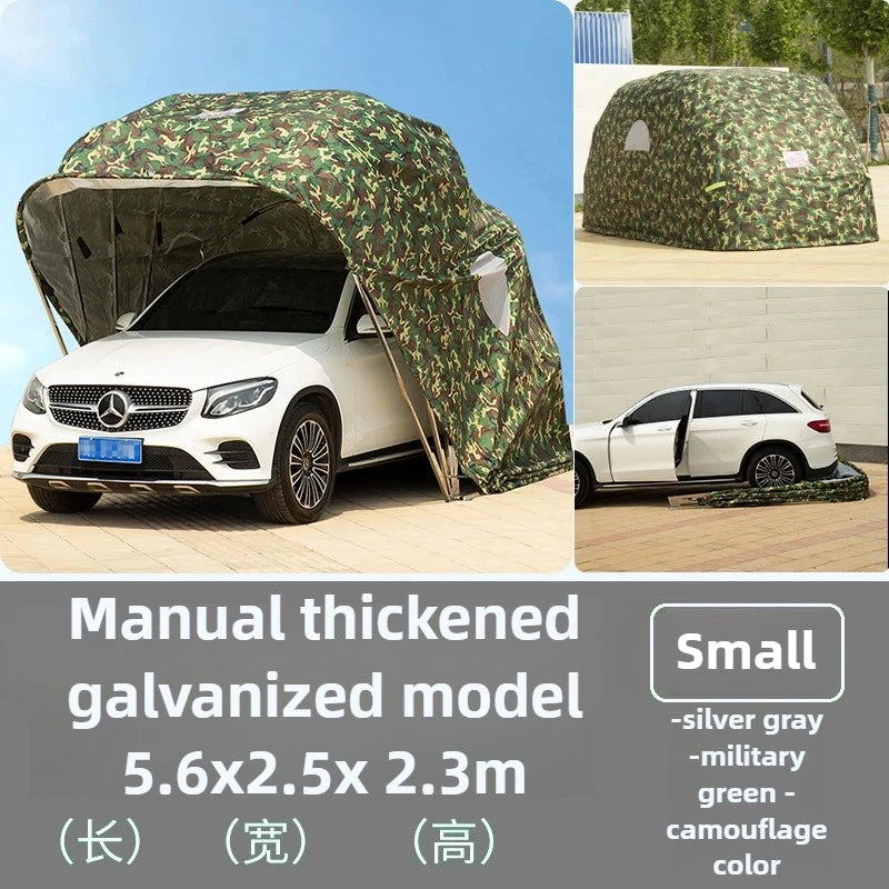 Car Folding Carport Outdoor Tarpaulin Mobile Garage