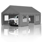 Heavy Duty 13x20 Carport Canopy with Ventilated Sidewalls