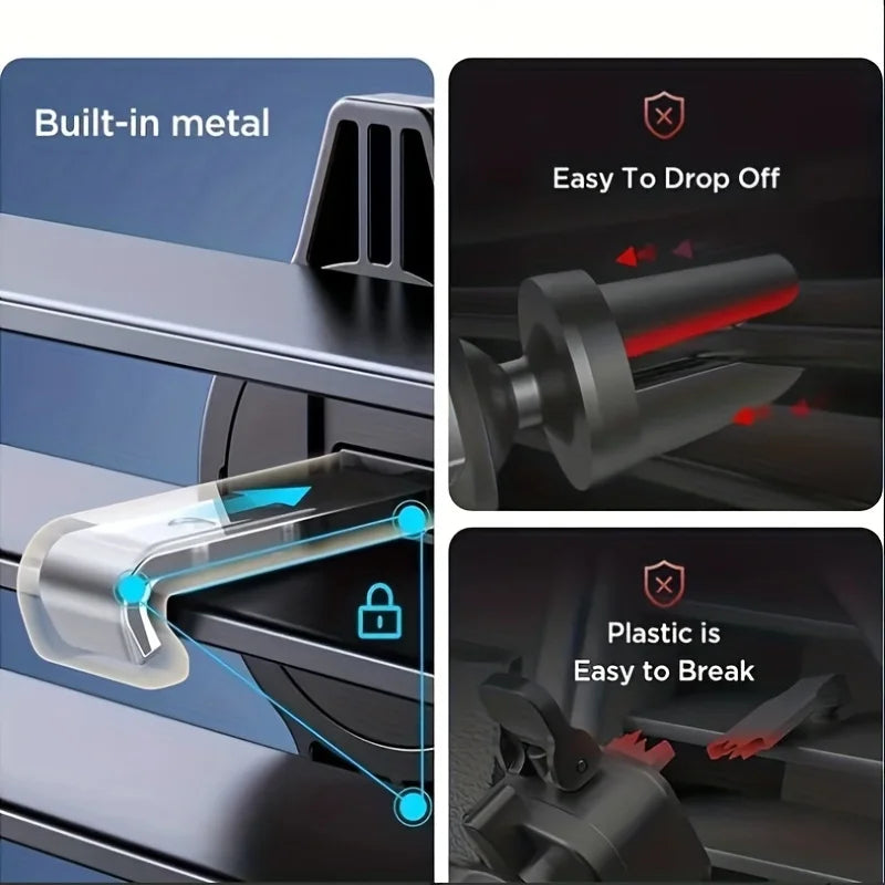 Car Phone Holder Air Vent Mount – 360° Rotation