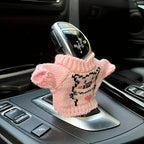 1PC Cute Pig Cartoon Car Gear Shift Cover Funny Auto Interior Decor Accessories