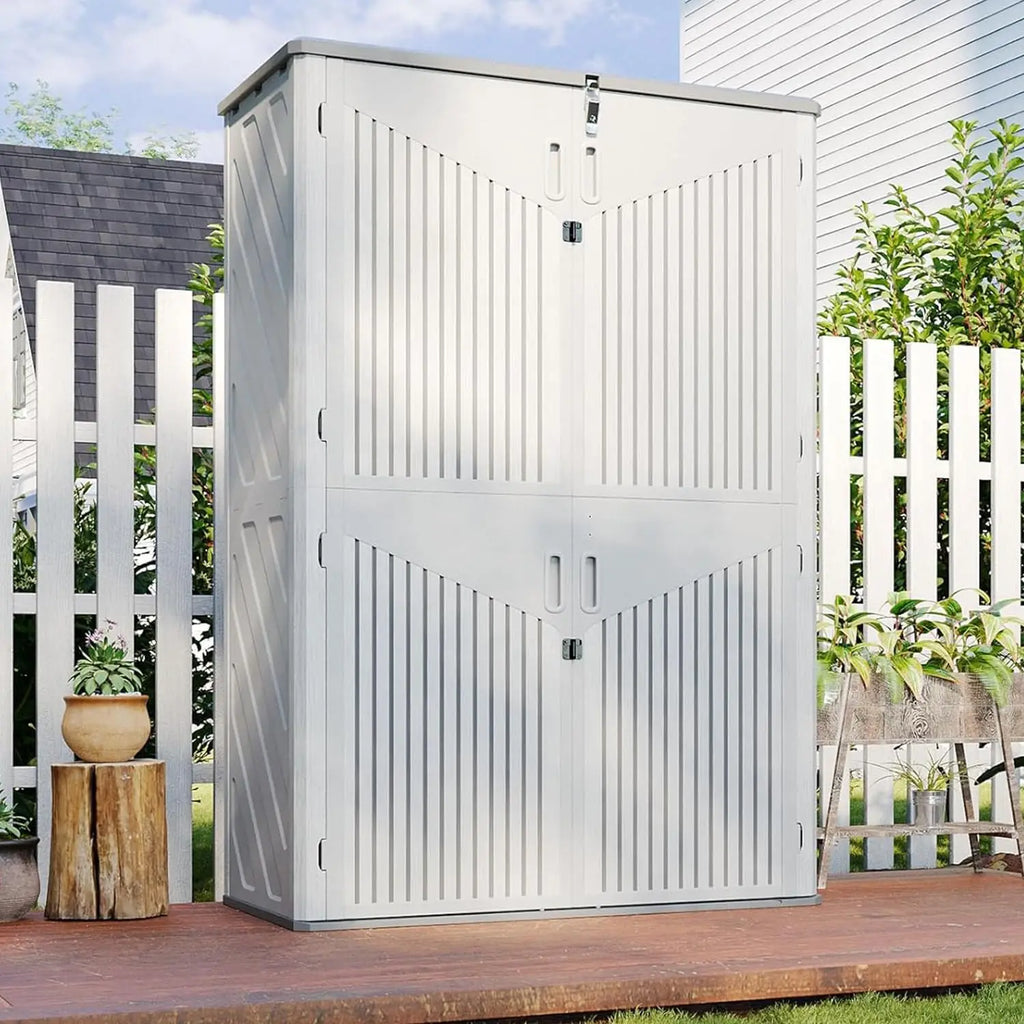 Waterproof Outdoor Storage Shed 64 Cu Ft for Garage Garden