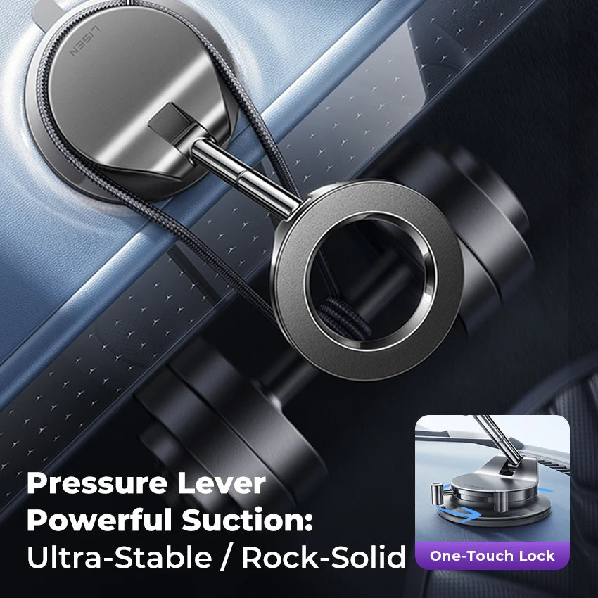 360° Adjustable Vacuum Magnetic Car Phone Holder