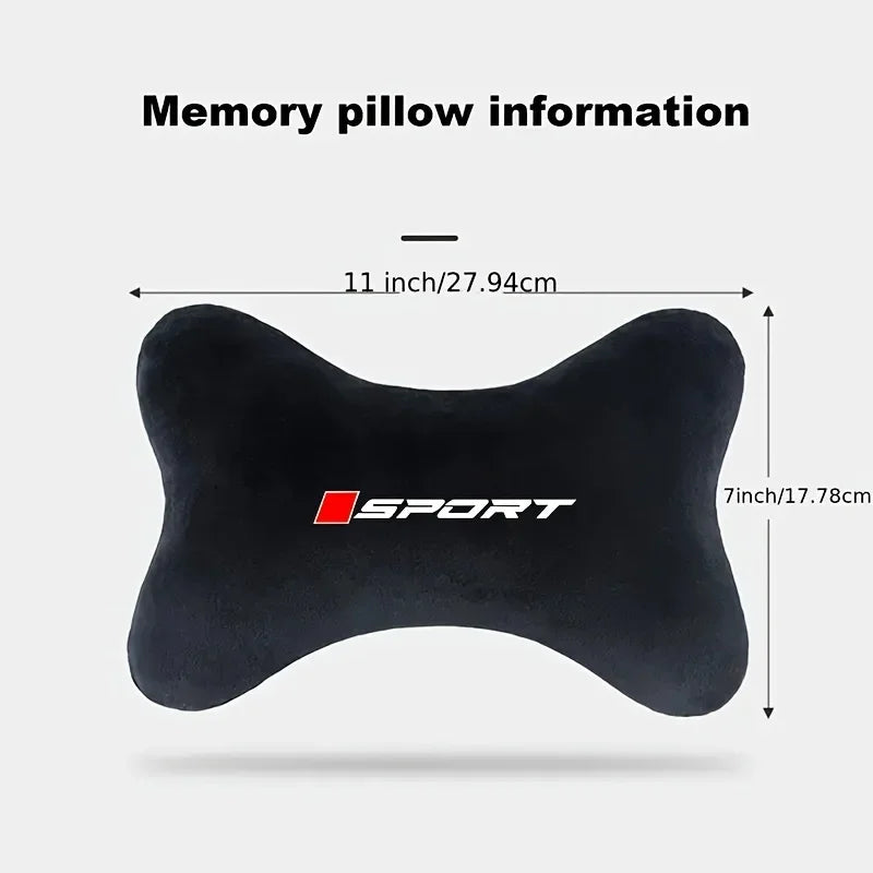 Car Neck Headrest Neck Pillows Support Cushion Auto Interior Accessories Comfortable Relax Suitable for Various Car Models