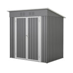 6 X 4 FT Metal Outdoor Storage Shed for Garden Use