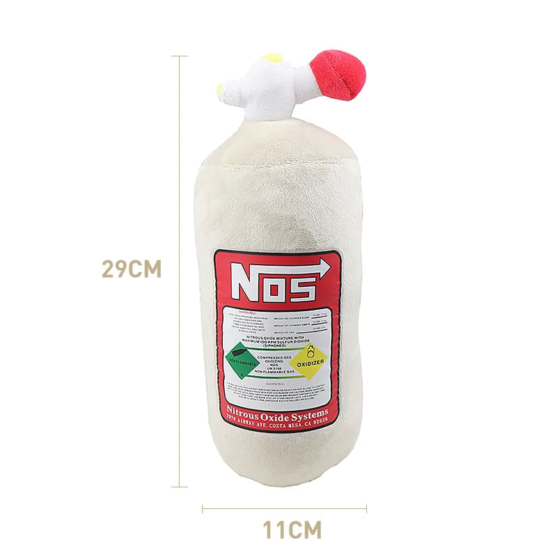 New Car Neck Pillow Car Headrest for Driver Front Passenger Seat NOS Bottle Pillow Car Decor Headrest Cushion Plush Pillow