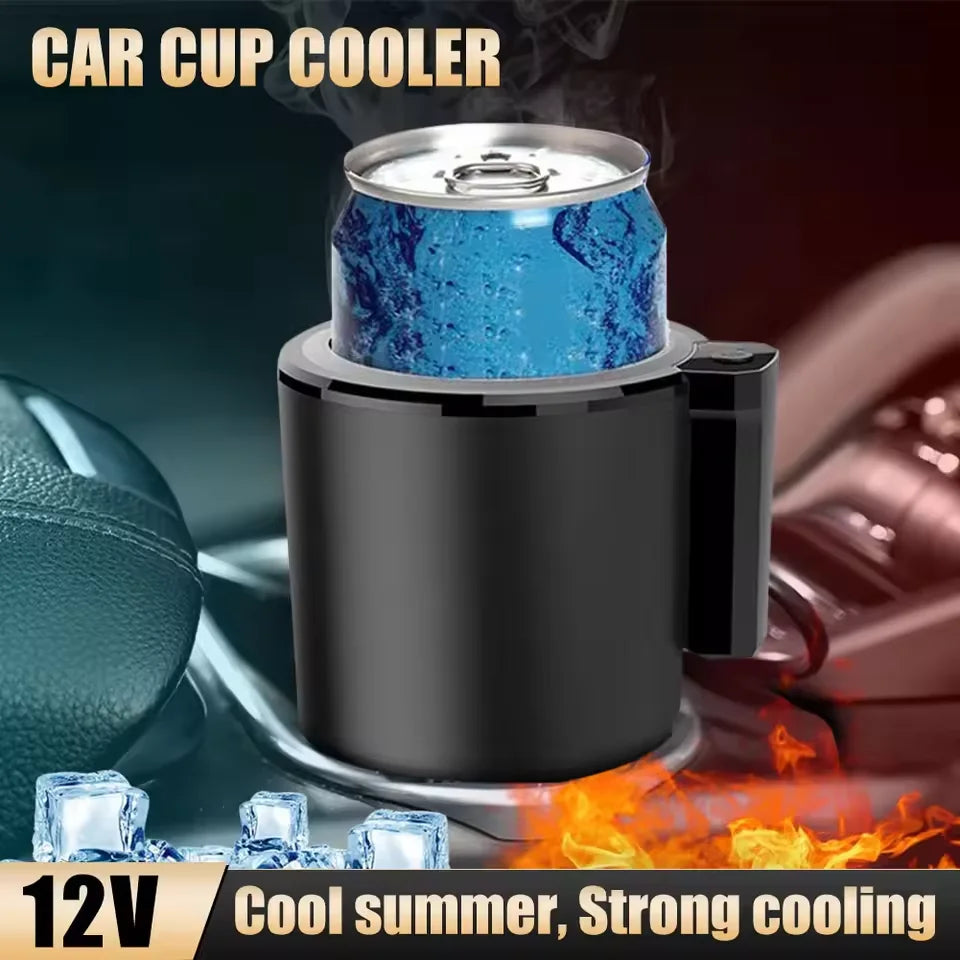 2-in-1 Car Cup Cooler & Warmer – Smart Mini Drink Holder