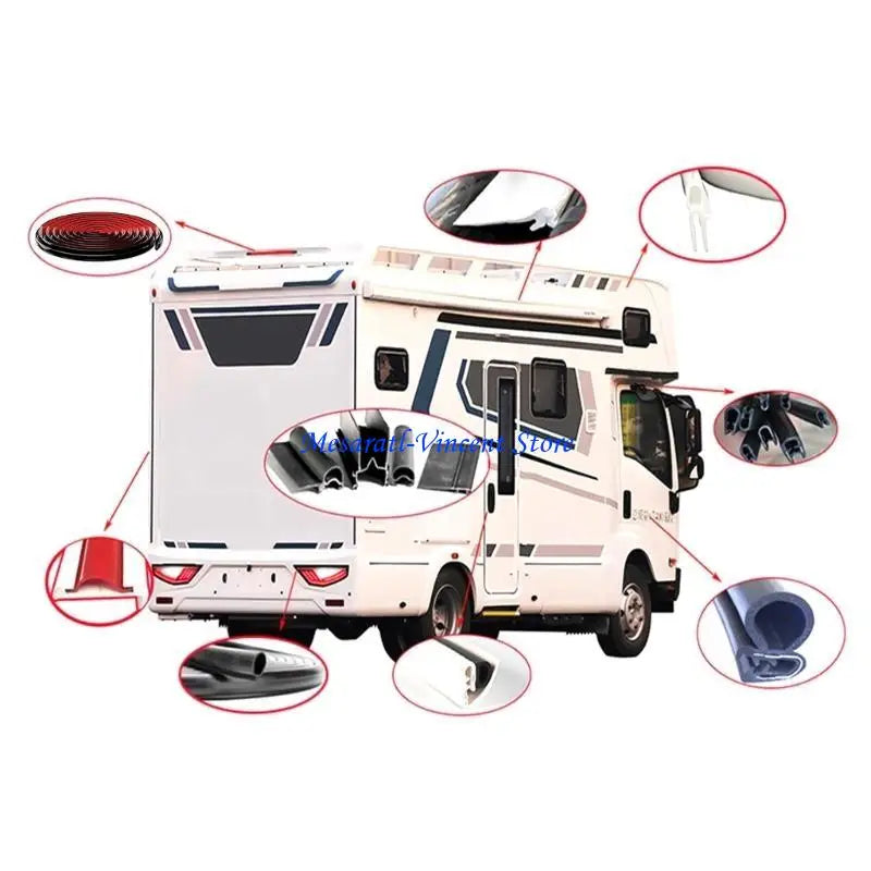 Rain Gutter Water Deflector for Caravans and Camping