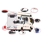 Rain Gutter Water Deflector for Caravans and Camping