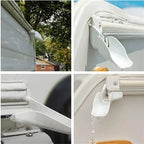 RV Gutter Spouts Mini Gutters for Drip Edge Rainwater