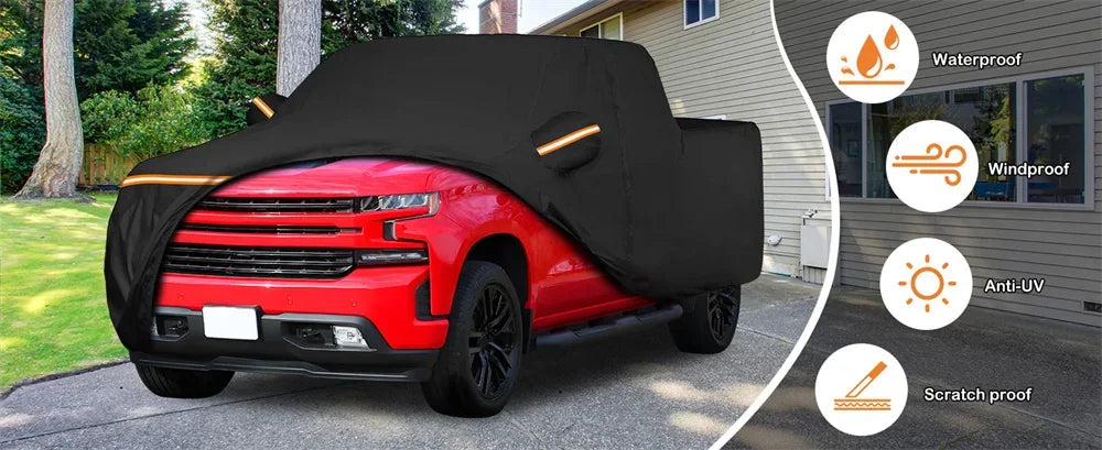 Waterproof Car Cover for Chevrolet Silverado 1500 Crew Cab