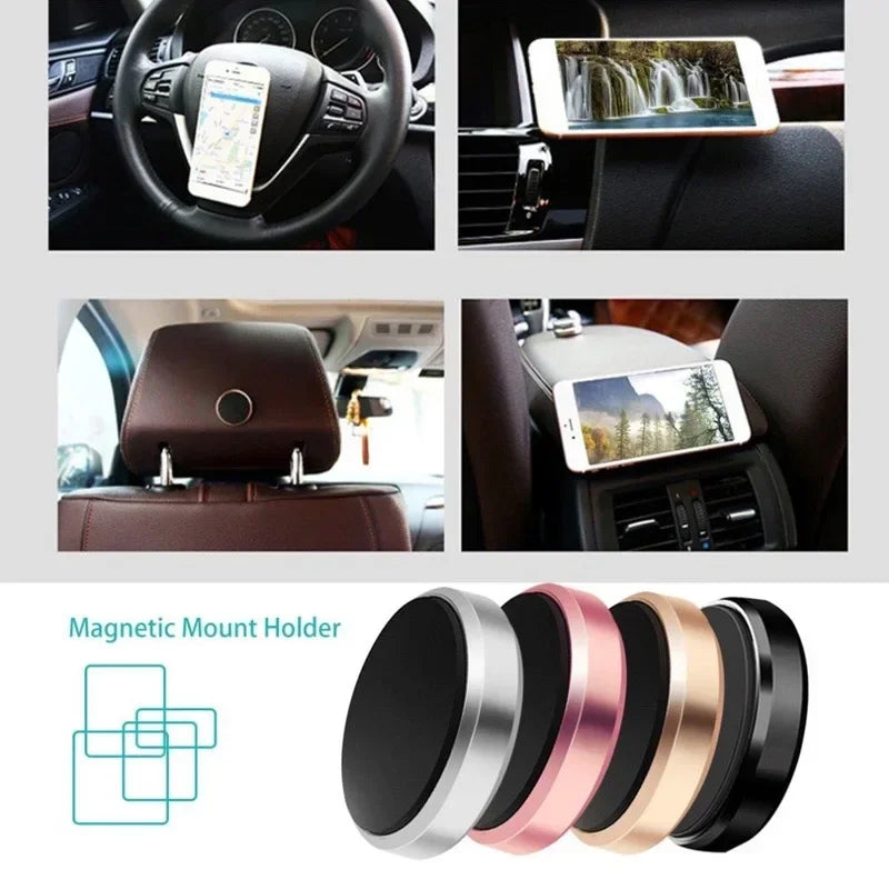 Universal Magnetic Car Phone Holder Rubber Stand